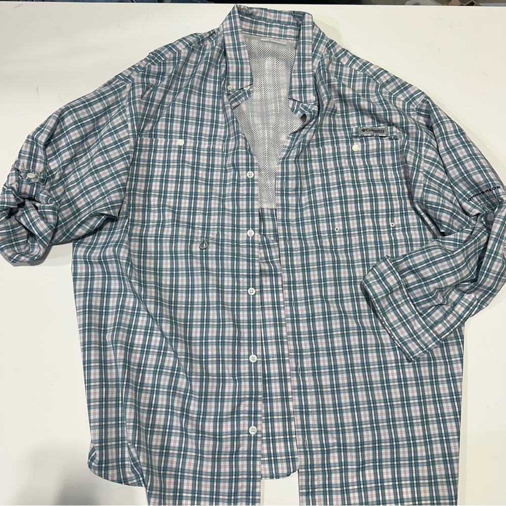 Columbia PFG Men's Plaid Shirt